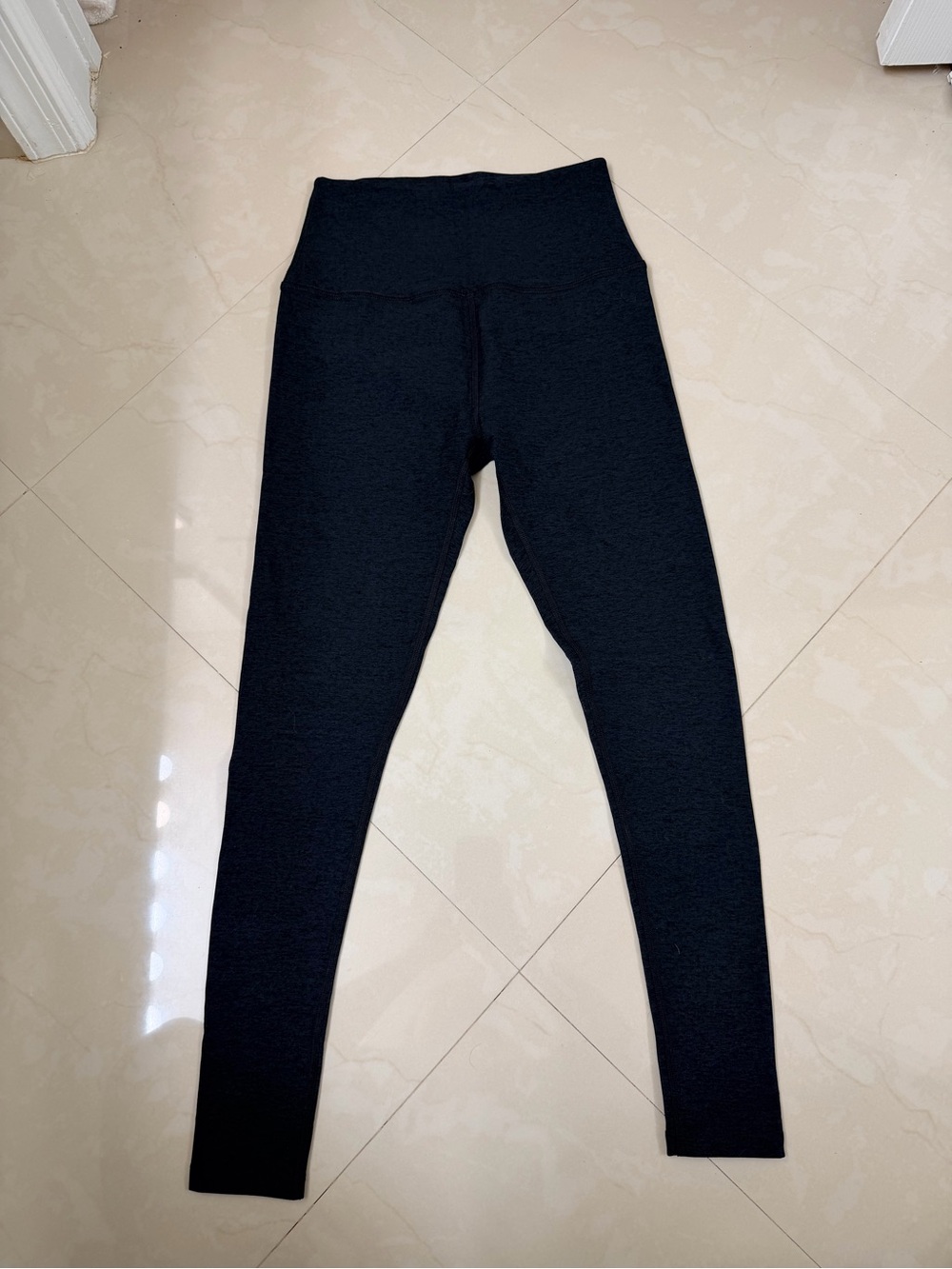 Beyond Yoga NWOT Black High-Waist Leggings with BarMethod logo